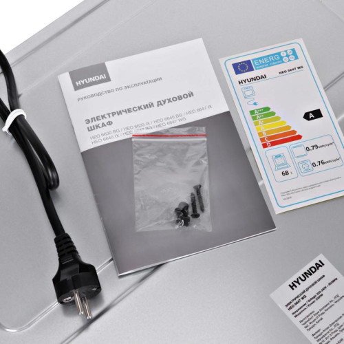 Духовой шкаф Электрический/ Духовой шкаф Электрический Hyundai HEO 6647 WG белый