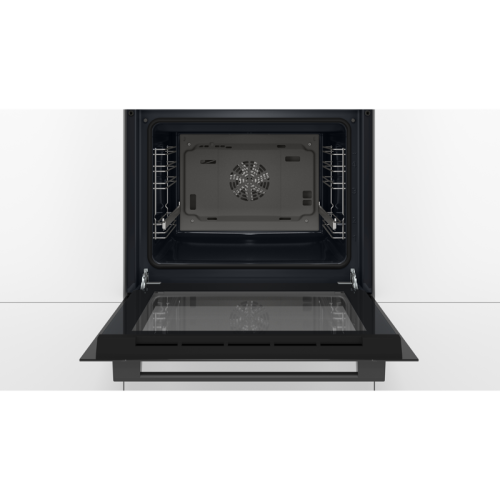 Встраиваемая электрическая духовка BOSCH/ Встраиваемая электрическая духовка BOSCH HBF534EB0Q 59.5x59.4x54.8 см, 66 л, гриль, конвекция, черный