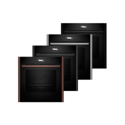 Встраиваемый духовой шкаф NEFF/ Без боковых профилей и ручки  (Аксессуар заказывается отдельно), объем 71 л, 14 режимов нагрева, электрический гриль, 3.7-дюймовый TFT-дисплей, сенсорное управление, пиролиз, полностью утапливаемая дверь Hide, 3 стекла в дв