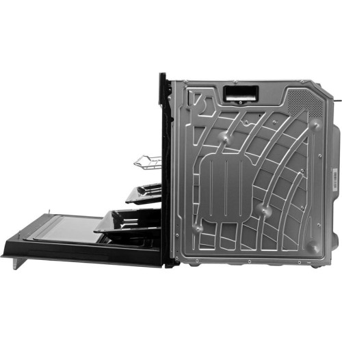 Духовой шкаф Электрический/ Духовой шкаф Электрический Hyundai HMEO 6780 DX черное стекло/серебристый