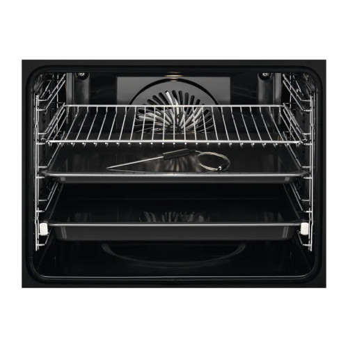 Встраиваемые электрические духовки ELECTROLUX/ Духовой шкаф AssistedCooking с пиролизом, основной цвет - нержавеющая сталь, сенсорное управление, цветной ЖК-дисплей, электронное регулирование времени и температуры, будильник,  таймер отключения, отложенны