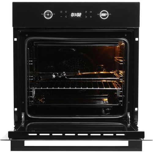 Духовой шкаф Электрический/ Духовой шкаф Электрический Hyundai HEO 6752 BG черное стекло