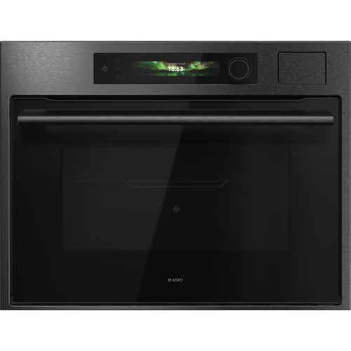 Встраиваемый духовой шкаф ASKO/ Арт. 745641 ; Встраиваемый духовой шкаф ASKO, компактный, 5-в-1, 45 см, объем 51 л, TFT дисплей с сенсорными кнопками и поворотным переключателем, 11 режимов приготовления, AirFry, технология парогенерации Geyser Steam, 6 р