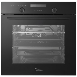 Встраиваемый духовой шкаф Midea/ MDK/Встраиваемый духовой шкаф Midea, 70 литров, поворотное управление, LCD дисплей, таймер, 9 режимов, каталитическая очистка, съемная дверца, 3 стекла, плавное закрывание SoftClose, телескопические направляющие, цвет черн