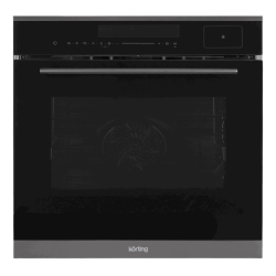 Электрический духовой шкаф KORTING/ Электрический духовой шкаф KORTING, 60 см, Spectrum, пар, 30-250 градусов, объем 72 л, сенсорное управление, LED дисплей белого цвета, 15 режимов, 11 автоматических программ, телескопические направляющие (на 1 уровень),