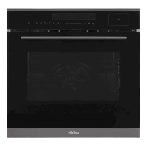 Электрический духовой шкаф KORTING/ Электрический духовой шкаф KORTING, 60 см, Spectrum, пар, 30-250 градусов, объем 72 л, сенсорное управление, LED дисплей белого цвета, 15 режимов, 11 автоматических программ, телескопические направляющие (на 1 уровень),