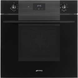 Встраиваемый духовой шкаф SMEG/ Встраиваемый духовой шкаф SMEG, 60 см, Linea, 50-250 градусов, LED-дисплей DigiScreen, галогенная подсветка, 6 режимов, поворотные переключатели Linea, ECO-функция с пониженным энергопотреблением, полезный объем 70 л, цвет 