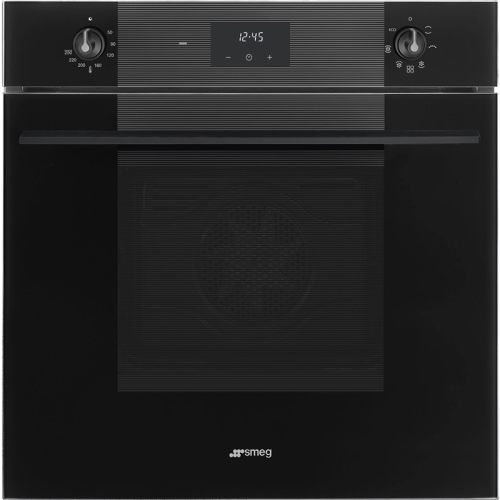 Встраиваемый духовой шкаф SMEG/ Встраиваемый духовой шкаф SMEG, 60 см, Linea, 50-250 градусов, LED-дисплей DigiScreen, галогенная подсветка, 6 режимов, поворотные переключатели Linea, ECO-функция с пониженным энергопотреблением, полезный объем 70 л, цвет 