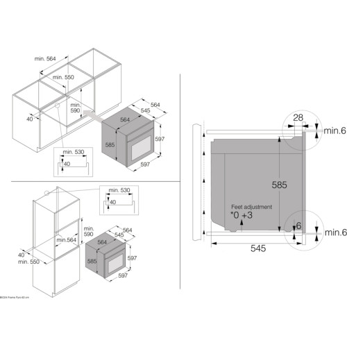 Встраиваемый духовой шкаф ASKO/ Арт. 745643 ; Встраиваемый духовой шкаф ASKO, 60 см, объем 71 л, TFT дисплей с сенсорными кнопками и поворотным переключателем, 11 режимов приготовления, AirFry, функция уменьшения влажности, 96 автоматических программ, тем