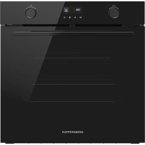 Духовой шкаф Kuppersberg/ Духовой шкаф Kuppersberg, High-Tech, 72 л, дисплей, поворотное/сенсорное управление, таймер, макс. температура 280 градусов, 11 режимов, гриль, разморозка, гидролизная очистка, телескопические направляющие (на 1 уровень), энергоэ