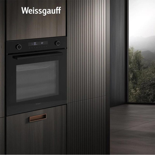 Духовой шкаф Электрический/ Духовой шкаф Электрический Weissgauff EOM 741 PDB Black Edition черный
