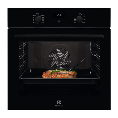 Встраиваемый духовой шкаф ELECTROLUX/ Встраиваемый духовой шкаф ELECTROLUX EOE5C71Z Встраиваемый духовой шкаф с паром, 60 см, каталитическая очистка, 72 л, 9 режимов, черный цвет