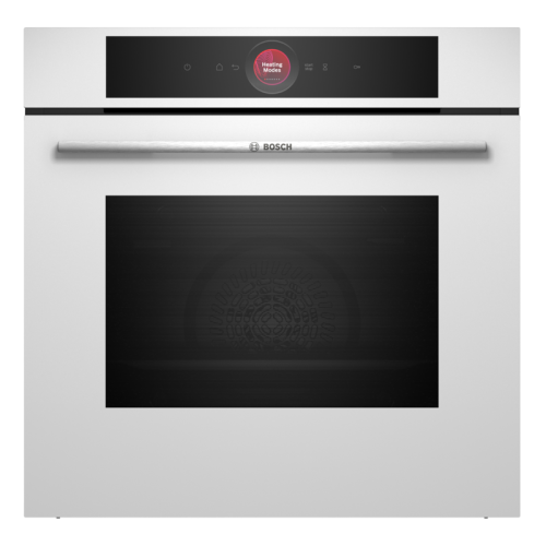 Встраиваемая электрическая духовка BOSCH/ Встраиваемая электрическая духовка BOSCH HBG7741W1 Встраиваемый духовой шкаф с 14 режимами нагрева,контроль температуры от 30 °C до 300 °C,объем 71 л,Eco Clean Direct,TFT сенсорный дисплей,дверь с SoftClose и Soft