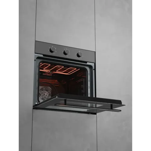 Духовой шкаф Kuppersberg/ Духовой шкаф Kuppersberg, High-Tech, 78 л, поворотное управление, таймер, 6 режимов, макс. температура 310 градусов, энергоэффективность А, цвет черный, цвет фурнитуры черный