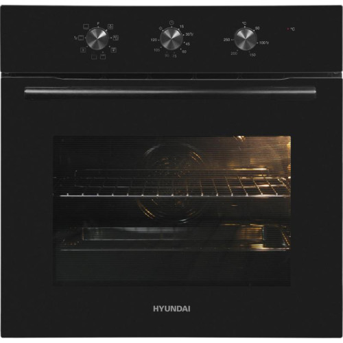 Духовой шкаф Электрический/ Духовой шкаф Электрический Hyundai HEO 6635 BG черный