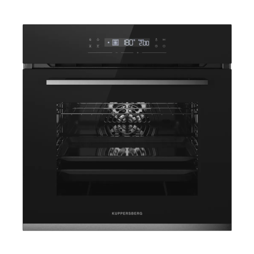 Встраиваемый духовой шкаф KUPPERSBERG/ Встраиваемый духовой шкаф KUPPERSBERG, High-Tech, объем 73 л, 10 режимов, сенсорное управление, дисплей, таймер, 6 авто программ, гидролизная очистка, телескопические направляющие на одном уровне, поддержание темпера