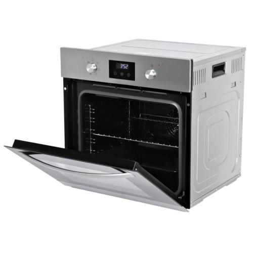 Духовой шкаф Электрический/ Духовой шкаф Электрический Hyundai HEO 6640 IX серебристый/черный