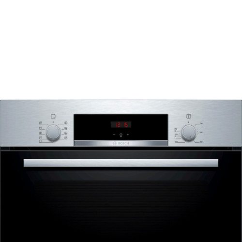 Встраиваемая электрическая духовка BOSCH/ Встраиваемая электрическая духовка BOSCH HBF534ES0Q 59.5x59.4x54.8 см, 66 л, гриль, конвекция, нержавеющая сталь