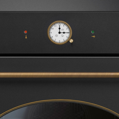Встраиваемый духовой шкаф SMEG/ Встраиваемый духовой шкаф SMEG, 60 см, Coloniale, 50-260 градусов, часы/таймер, галогенная подсветка, 9 режимов, поворотные переключатели Coloniale, пиролиз, автоматическое отключение, петли Soft Close, полезный объем 65 л, Встраиваемый духовой шкаф SMEG/ Встраиваемый духовой шкаф SMEG, 60 см, Coloniale, 50-260 градусов, часы/таймер, галогенная подсветка, 9 режимов, поворотные переключатели Coloniale, пиролиз, автоматическое отключение, петли Soft Close, полезный объем 65 л,