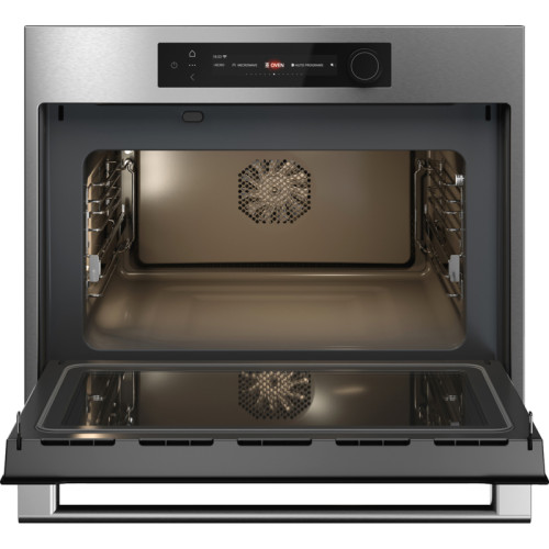 Встраиваемый духовой шкаф ASKO/ Арт. 745550 ; Встраиваемый духовой шкаф ASKO, компактный, 45 см, объем 50 л, TFT дисплей с сенсорными кнопками и поворотным переключателем, 11 режимов приготовления, AirFry, 5 комби-режимов приготовления с СВЧ, 116 автомати