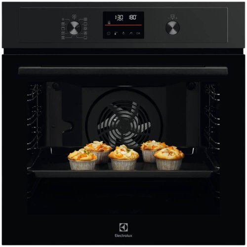 Встраиваемые электрические духовки ELECTROLUX/ Встраиваемые электрические духовки ELECTROLUX EOD4P57H Электрический духовой шкаф  с конвекцией, приготовление на пару, объем 72 л, автопрограммы, очистка пиролитическая, 3 стекла в дверце, направляющие прово