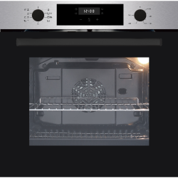 Встраиваемый духовой шкаф Delonghi/ Встраиваемый духовой шкаф Delonghi, объем 60 л, 9 режимов, конвекция, телескопические направляющие (1 уровень), таймер, цвет нержавеющая сталь