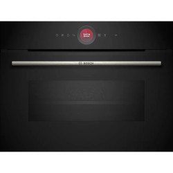 Встраиваемая электрическая духовка BOSCH/ Встраиваемая электрическая духовка BOSCH CMG7241B1 Компактная духовка с микроволновой печью и 16 типами нагрева, 45.5x59.5x54.8 см, 45л, дисплей,инвертор,SoftClose и SoftOpen, Bosch Assist, черный