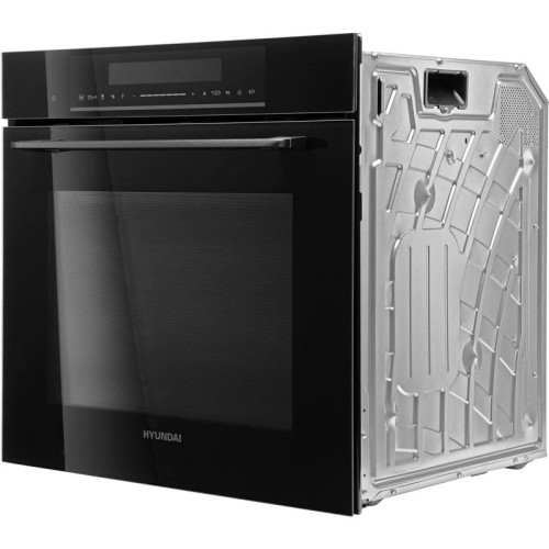Духовой шкаф Электрический/ Духовой шкаф Электрический Hyundai HMEO 6780 BG черное стекло/серебристый