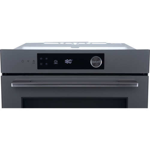 Встраиваемый духовой шкаф Midea/ MDK/Встраиваемый духовой шкаф Midea, функция СВЧ, комбинированное управление, объем 50 л, 13 режимов, 13 автоматических программ, LCD-дисплей, цвет серый