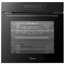 Встраиваемый духовой шкаф Midea/ MDK/Встраиваемый духовой шкаф Midea, 70 литров, сенсорное управление, LCD дисплей, таймер, 8 режимов, каталитическая очистка, съемная дверца, 3 стекла, плавное закрывание SoftClose, телескопические направляющие, термощуп, 