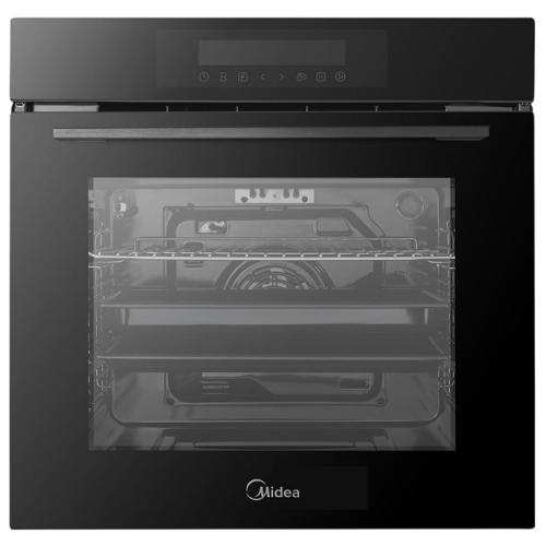 Встраиваемый духовой шкаф Midea/ MDK/Встраиваемый духовой шкаф Midea, 70 литров, сенсорное управление, LCD дисплей, таймер, 8 режимов, каталитическая очистка, съемная дверца, 3 стекла, плавное закрывание SoftClose, телескопические направляющие, термощуп, 