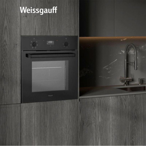 Духовой шкаф Электрический/ Духовой шкаф Электрический Weissgauff EOV 676 SB Black Edition черный