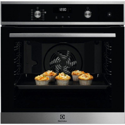 Духовой шкаф Электрический/ Духовой шкаф Электрический Electrolux EOD6P66X серебристый/черный