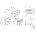 Встраиваемый духовой шкаф с СВЧ SMEG/ Компактный многофункциональный духовой шкаф, комбинированный с микроволновой печью, ширина 60 см, высота 45 см, 11 функций, нержавеющая сталь с обработкой против отпечатков пальцев Встраиваемый духовой шкаф с СВЧ SMEG/ Компактный многофункциональный духовой шкаф, комбинированный с микроволновой печью, ширина 60 см, высота 45 см, 11 функций, нержавеющая сталь с обработкой против отпечатков пальцев