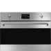 Встраиваемый духовой шкаф SMEG/ Встраиваемый духовой шкаф SMEG, 45 см, функция СВЧ, паровая очистка, 11 функций, дисплей, поворотные переключатели, таймер, блокировка управления, поддержание тепла, автоматическое выключение, Soft петли, 4 стекла в дверце,