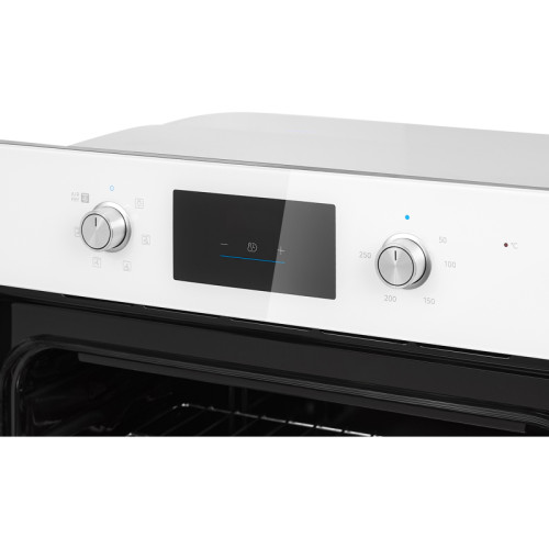 Встраиваемый духовой шкаф Midea/ MDK/Встраиваемый духовой шкаф Midea, объем 60 л, сенсорный программатор, цифровой LED дисплей, 6 режимов, утапливаемые переключатели, цвет белое стекло