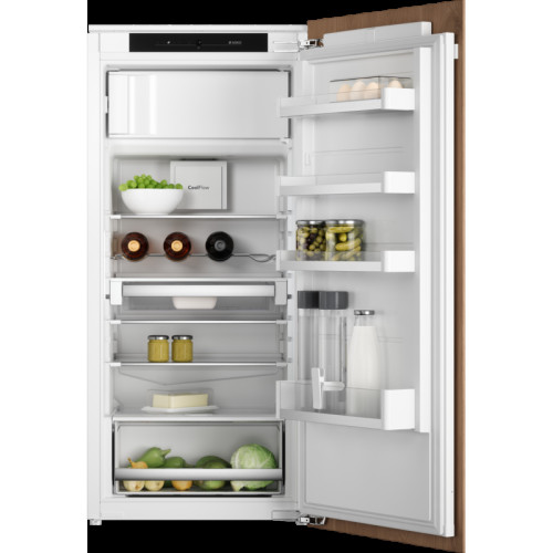 Встраиваемый холодильник ASKO/ Встраиваемый холодильник ASKO, Арт. 743637, МК сверху, объем 180 л, LED освещение, SuperCool, SuperFreeze, Low Frost, Soft Close, CoolFlow+, контроль влажности, электронная панель управления