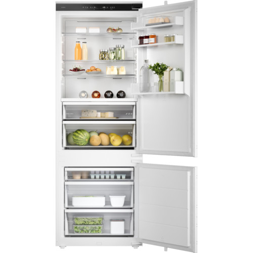 Встраиваемый холодильник ASKO/ Арт. 746846 ; Встраиваемый холодильник ASKO, 193 см, Dual NoFrost, объем 370 л (176+90+104), металлическая задняя стенка, слайдерное крепление, New icon LED дисплей, Wi-Fi, автоматический контроль влажности, телескопические 