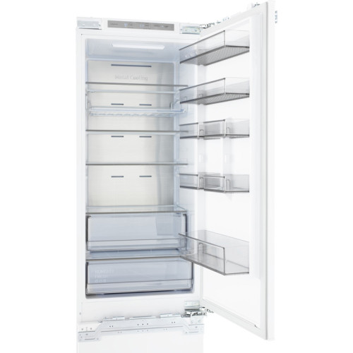 Встраиваемый холодильник Samsung/ 193.5x54x55, Встраиваемый холодильник с двухконтурной системой охлаждения Twin Cooling, 297 л, Full No Frost, CoolSelect+, Metal Cooling, Optimal Fresh, жесткое крепление фасада