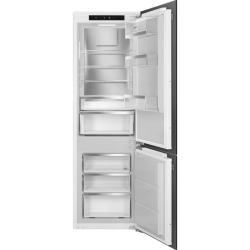 Встраиваемый холодильник Smeg/ Встраиваемый холодильник Smeg, объем 244 л (182+62), полный No Frost, жесткое крепление, LCD-дисплей, инверторный компрессор, энергоэффективность D
