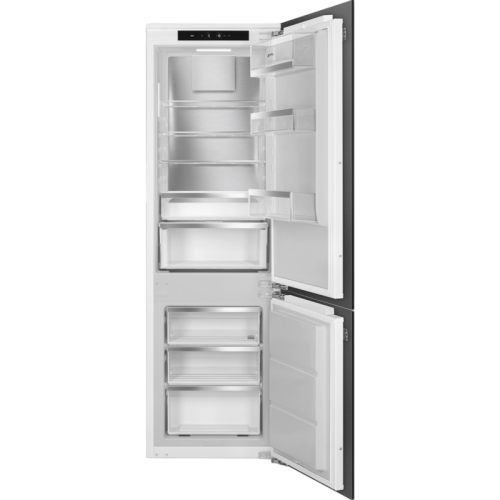 Встраиваемый холодильник Smeg/ Встраиваемый холодильник Smeg, объем 244 л (182+62), полный No Frost, жесткое крепление, LCD-дисплей, инверторный компрессор, энергоэффективность D