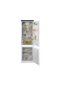 Встраиваемые холодильники  ELECTROLUX/ Холодильник комбинированный, встраиваемыйскользящие направляющие, полный No Frost, сенсорное управление, полезный объём: 248 л (186 + 62 л), перенавешиваемые двери,полка для вина,54x54.9x177.9 см, белый
