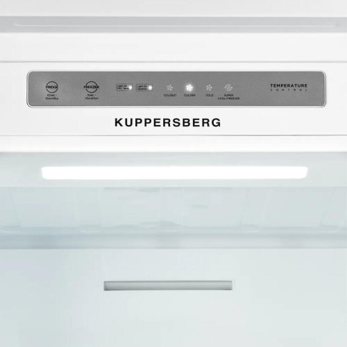 Встраиваемый холодильник Kuppersberg/ Встраиваемый холодильник Kuppersberg, High-Tech двухкамерный, полезный объем 334 л, суперохлаждение, суперзаморозка, функция отпуск, перевешиваемые двери (door slider), электронное управление, звуковая индикация откры