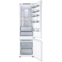 Встраиваемый холодильник Samsung/ 193.5x54x55, Встраиваемый холодильник с двухконтурной системой охлаждения Twin Cooling, 297 л, Full No Frost, CoolSelect+, Metal Cooling, Optimal Fresh, жесткое крепление фасада