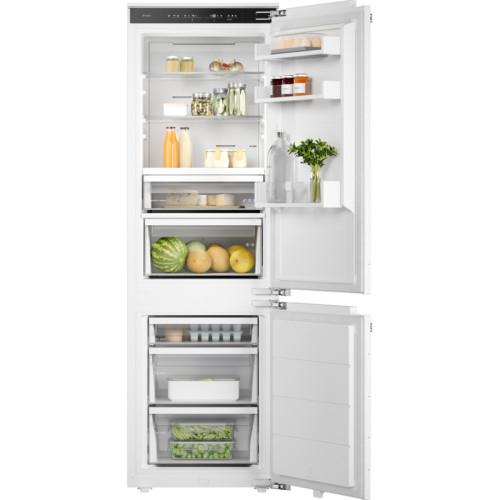 Встраиваемый холодильник ASKO/ Арт. 746350 ; Встраиваемый холодильник ASKO, 177 см, Dual NoFrost, объем 256 л (180+76), жесткое крепление, New icon LED дисплей, Wi-Fi, автоматический контроль влажности, телескопические направляющие, адаптивный контроль те