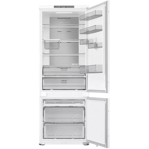 Встраиваемый холодильник Samsung, ВхШхГ 193.5x69x55 см, объем 389 (289+100) л, Twin Cooling, зона свежести, режим 