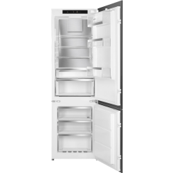 Встраиваемый холодильник Smeg/ Встраиваемый холодильник Smeg, полный NoFrost, скользящие направляющие, перенавешиваемая дверь, объем 248 л, LCD дисплей с сенсорным управлением, LED освещение, акустический сигнал при открытой дверце, световой/акустический 