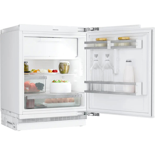 Встраиваемый холодильник Liebherr/ Pure, высота 82-88 см, door-on-door, с морозильным отделением, сенсорная электроника внутри камеры.