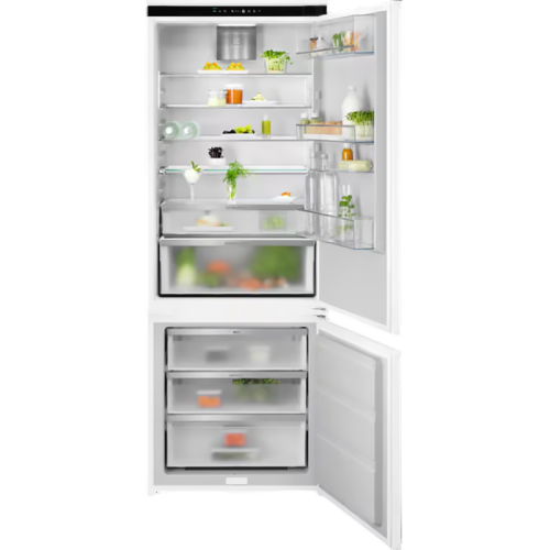 Встраиваемые холодильники  ELECTROLUX/ Холодильник комбинированный No Frost, встраиваемый, Размеры ВxШxГ [мм]: 1884x696x549, сенсорное управление с символьным дисплеем, Динамическая система охлаждения в холодильной камере, система охлаждения в морозильной