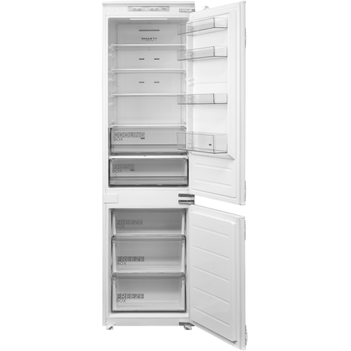 Холодильник Midea/ MDK/197.7 см, Холодильник Midea, встраиваемый, полезный объем 307 л, холодильная камера 219 л, морозильная камера 88 л, инверторный компрессор, электронное управление, внешний цифровой дисплей, режим Standby, зона контроля влажности, Fr